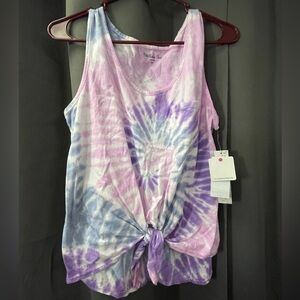 NWT Rebellious One Tie-Dye Tank Top - Pink and Purple